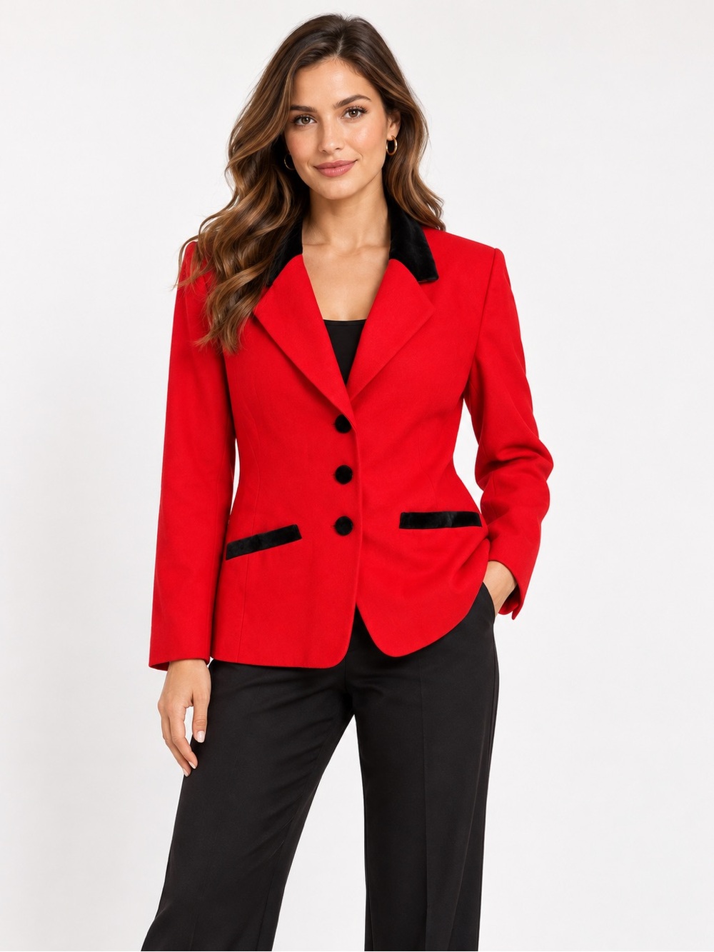 Vintage Pendleton Red Wool Blazer – Size 18